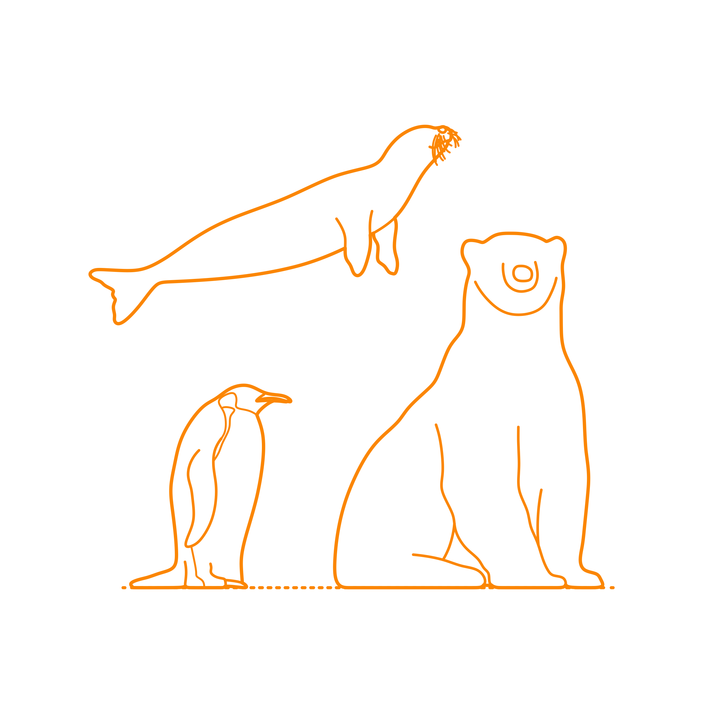 Animals Arctic Animals Craft Design Svg File Free Vectors